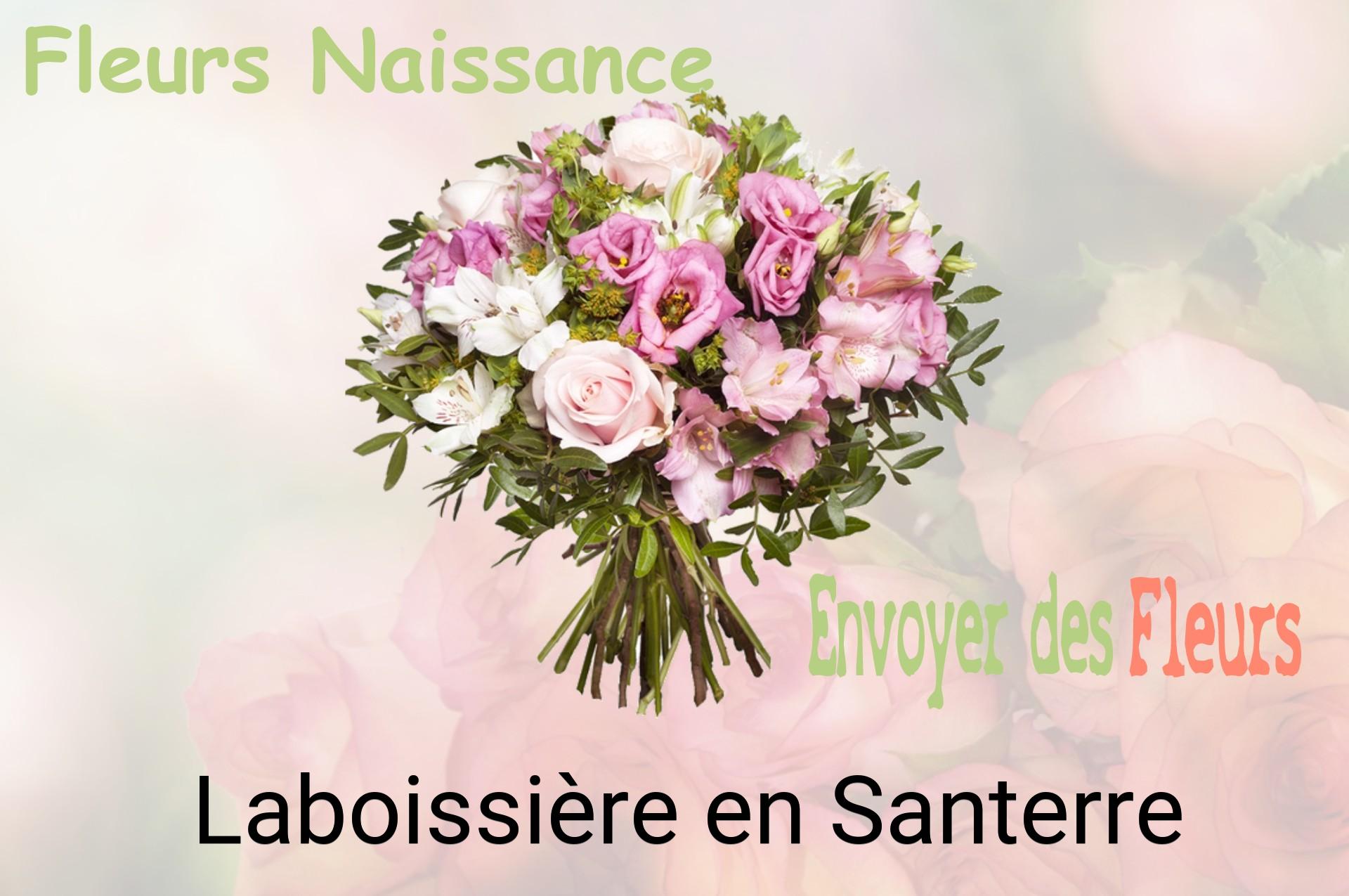 Bouquet de fleurs de naissance livré à Laboissière-en-Santerre