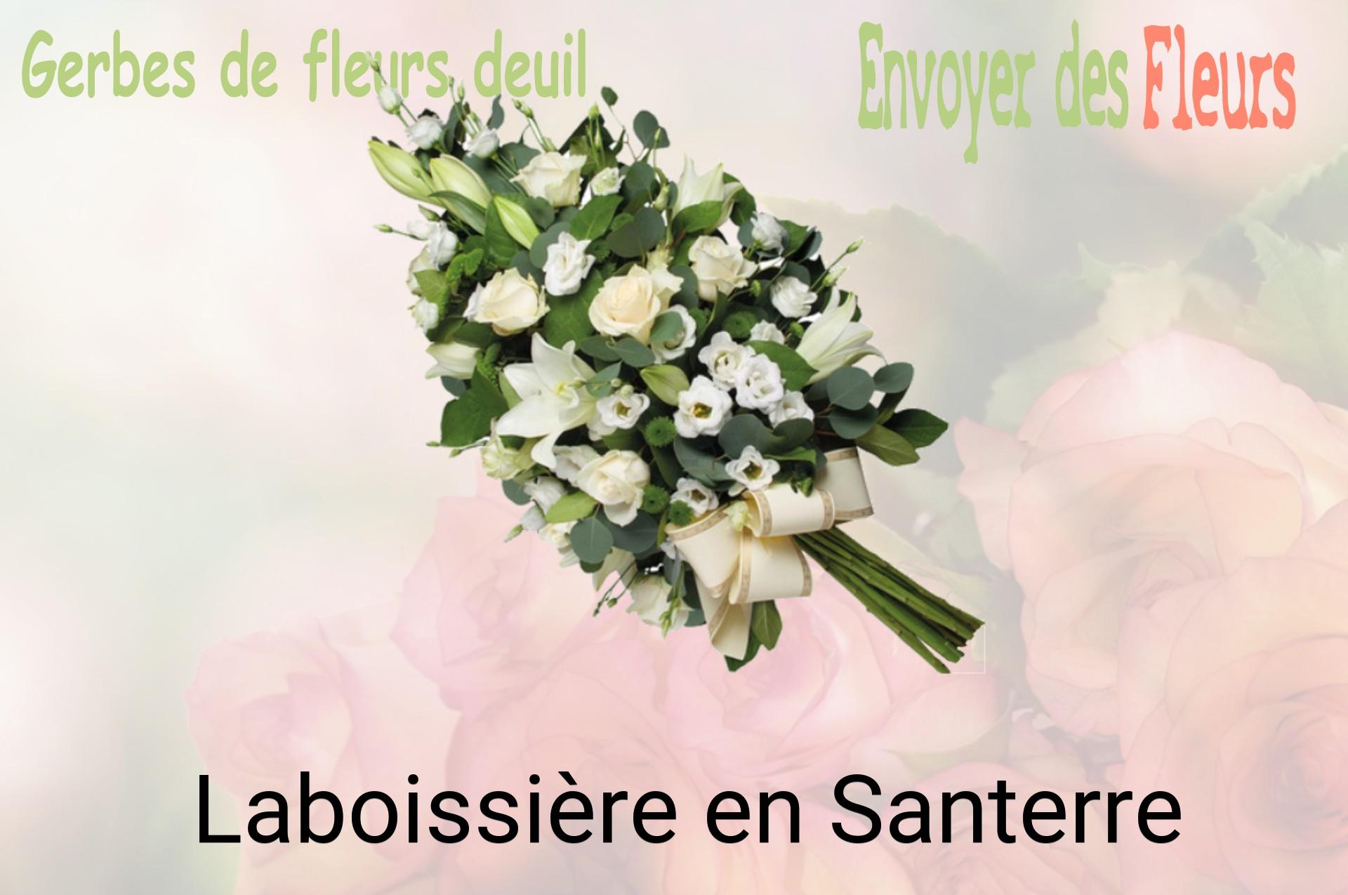 Gerbe de fleurs de deuil livrée à Laboissière-en-Santerre